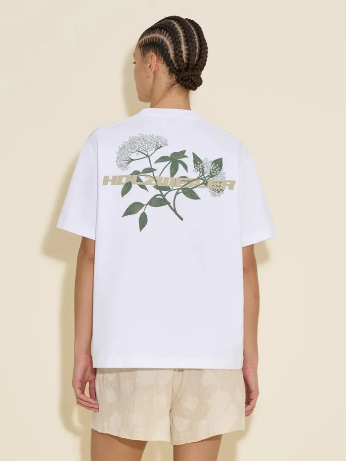 Tshirts and Sweats Women Holzweiler Kjerag Elderflower Tee White