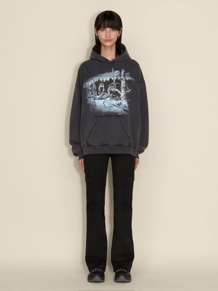 Tshirts and Sweats Women Holzweiler W Paradise National Hoodie Grey