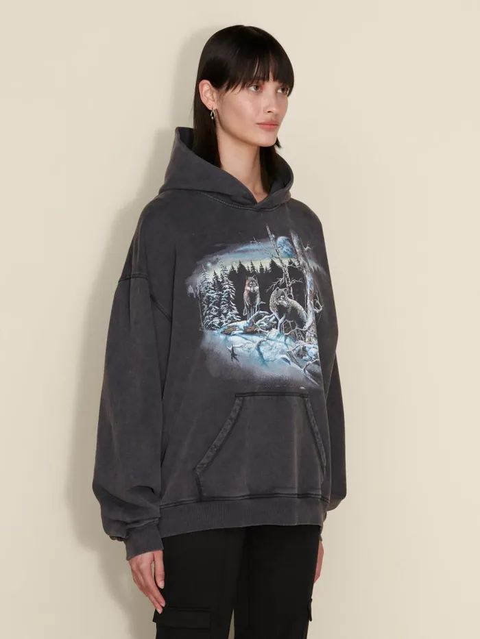 Tshirts and Sweats Women Holzweiler W Paradise National Hoodie Grey
