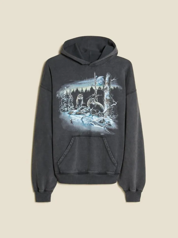 Tshirts and Sweats Women Holzweiler W Paradise National Hoodie Grey