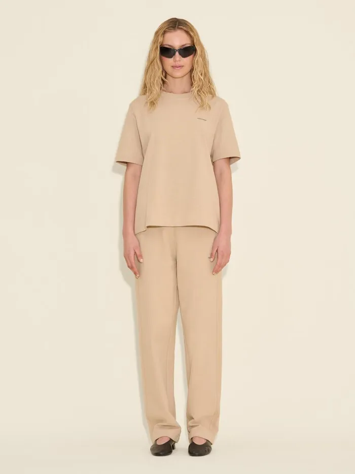 Tshirts and Sweats Women Holzweiler W Relaxed Tee Sand