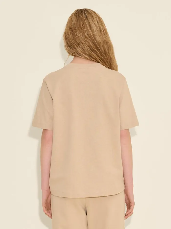 Tshirts and Sweats Women Holzweiler W Relaxed Tee Sand