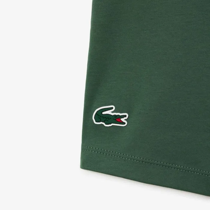 TShirts and Tops Women Lacoste Women039s Contrast Stretch Cotton Sport TShirt Dark Green Green Piv