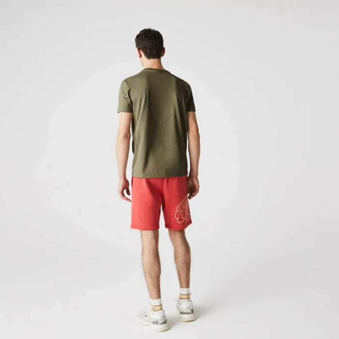 TShirts Men Lacoste Men039s Crew Neck Pima Cotton Jersey TShirt Khaki Green 316
