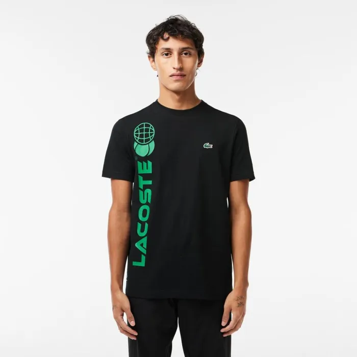 TShirts Men Lacoste Men039s Lacoste Tennis X Daniil Medvedev Regular Fit TShirt Black 031 TShirts Men Lacoste Men039s Lacoste Tennis X Daniil Medvedev Regular Fit TShirt Black 031