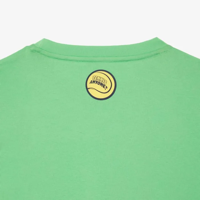 TShirts Men Lacoste Men039s Miami Open Edition UltraDry Tennis TShirt Green Uyx