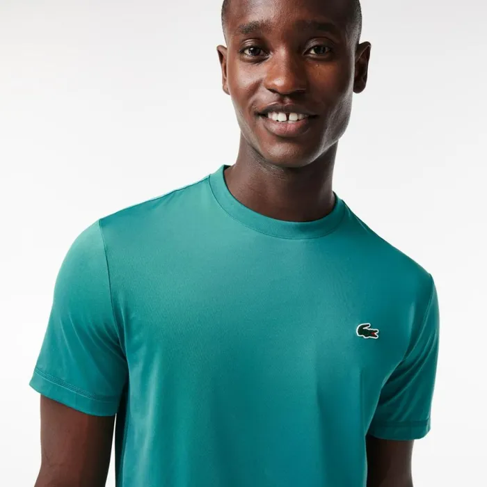 TShirts Men Lacoste Mens Sport Slim Fit Stretch Jersey TShirt Blue Si0