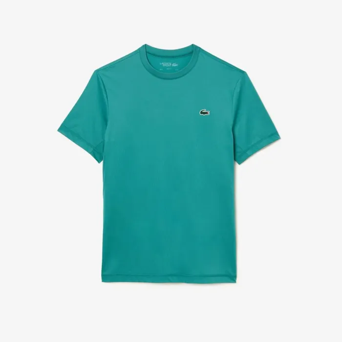 TShirts Men Lacoste Mens Sport Slim Fit Stretch Jersey TShirt Blue Si0