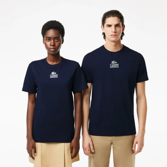 TShirts Men Lacoste Unisex Regular Fit Cotton Jersey Branded TShirt Navy Blue 166 TShirts Men Lacoste Unisex Regular Fit Cotton Jersey Branded TShirt Navy Blue 166