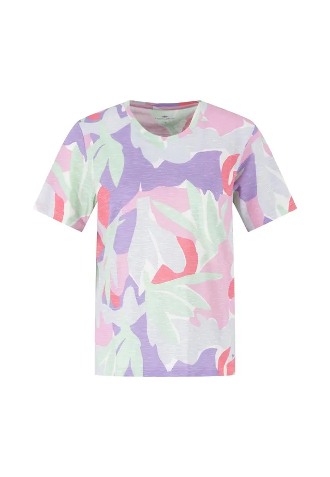 Tshirts Women FYNCHHATTON Floral Patterned Shirt Fresh Mint