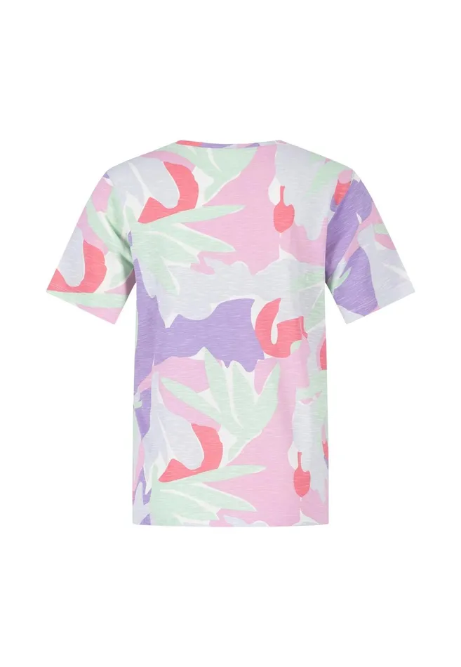 Tshirts Women FYNCHHATTON Floral Patterned Shirt Fresh Mint