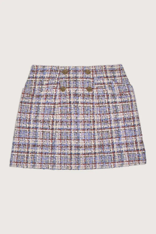 TexasTweed Skirt Clothing Baandsh Skirts and Shorts