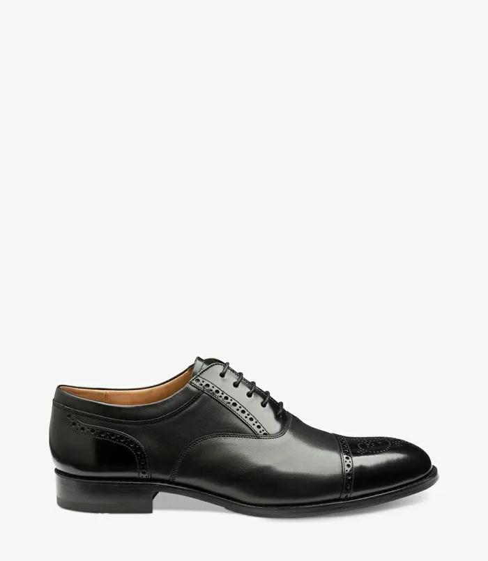 Toe Caps Men Loake Woodstock Black