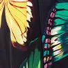 Tops and Shirts Alyssa Draped Halter Top 8211 Papillon Print in Black 8211 LEO LIN Women