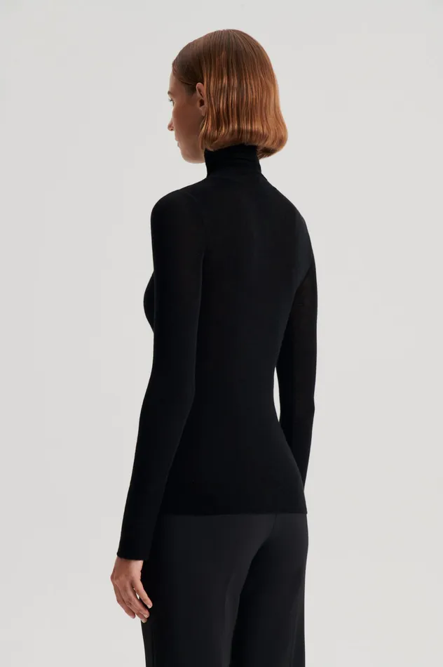 Tops BABYWOOL POLO BLACK ALL ONLINE 8211 Scanlan Theodore Women Tops BABYWOOL POLO BLACK ALL ONLINE 8211 Scanlan Theodore Women