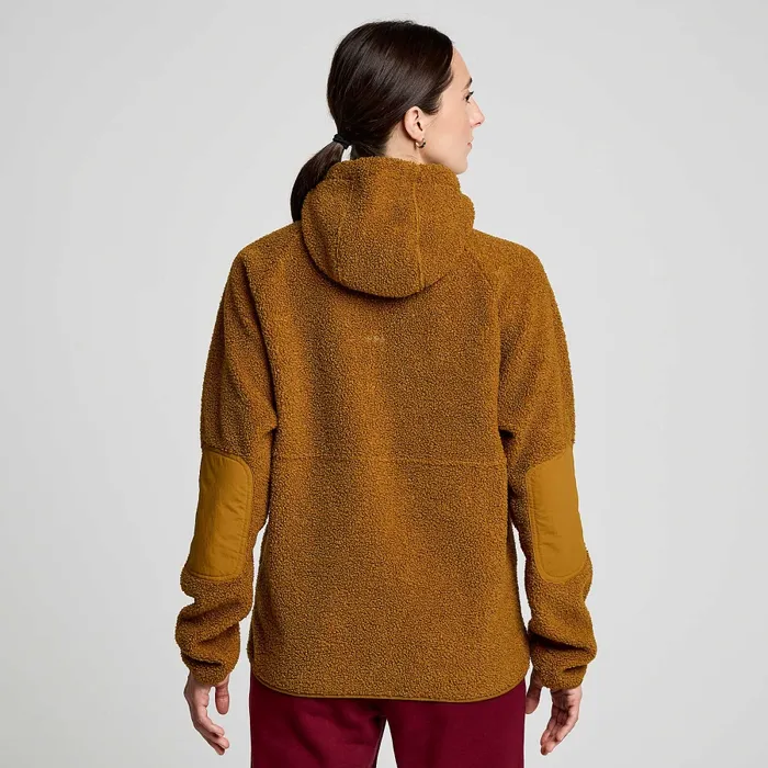Tops Recovery Sherpa Pullover Bronze Saucony MenWomen