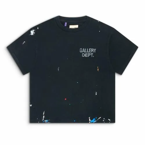 Tops WomenMen Gallery Dept PAINTED SS WOMEN039S TEE Washed Black