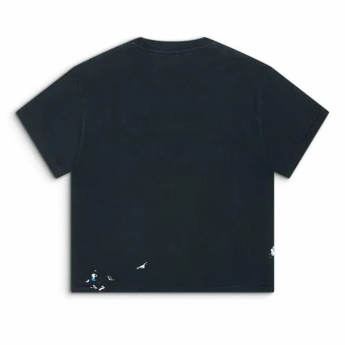 Tops WomenMen Gallery Dept PAINTED SS WOMEN039S TEE Washed Black