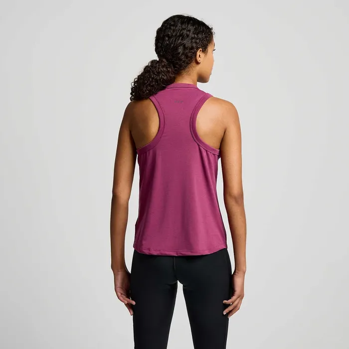 Tops Women Women8217s Triumph Tank Plum Saucony Tops Women Women8217s Triumph Tank Plum Saucony