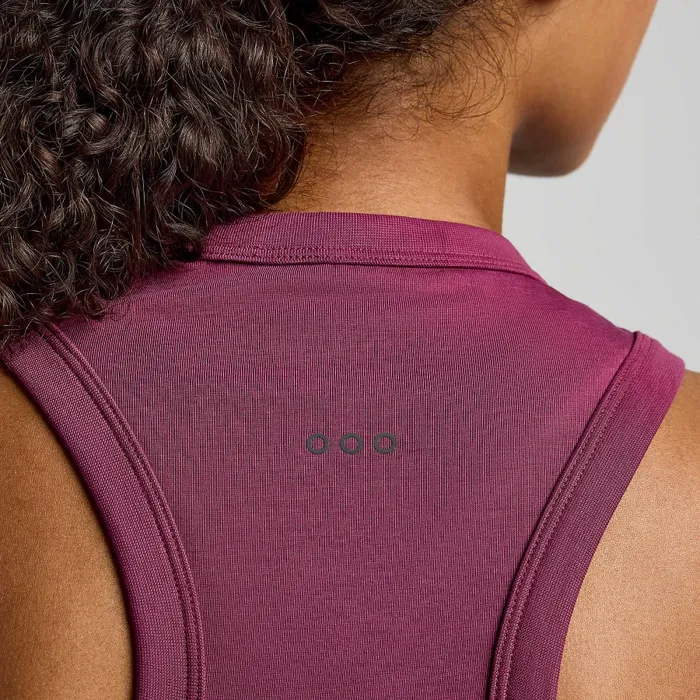 Tops Women Women8217s Triumph Tank Plum Saucony Tops Women Women8217s Triumph Tank Plum Saucony