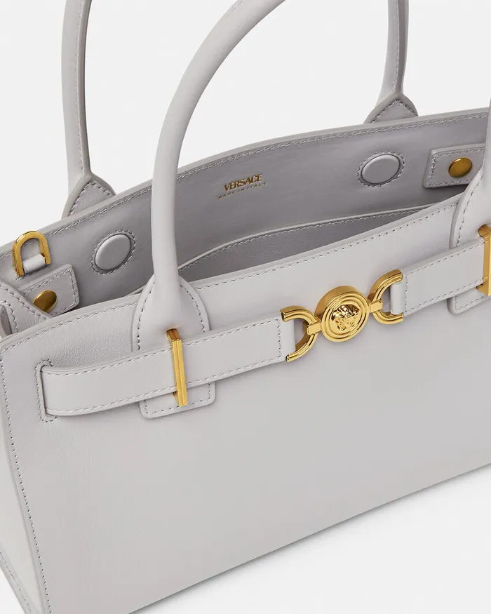 Totes Women Versace Medusa 03995 Tote Bag Gray