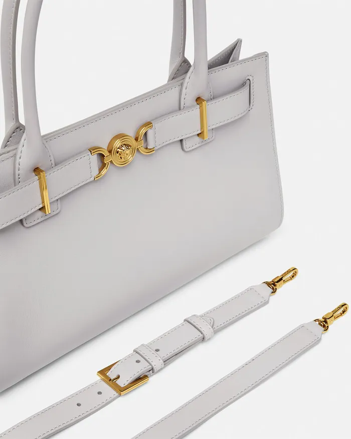 Totes Women Versace Medusa 03995 Tote Bag Gray