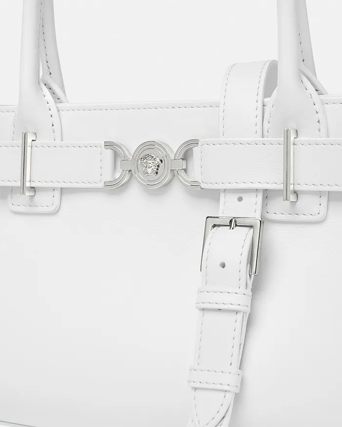 Totes Women Versace Medusa 03995 Tote Bag White