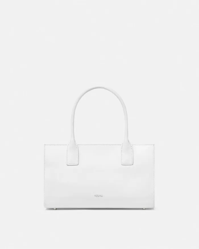 Totes Women Versace Medusa 03995 Tote Bag White
