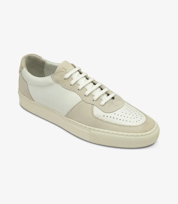 Trainers and Sneakers Rush White and Sand Suede 8211 Loake Men Trainers and Sneakers Rush White and Sand Suede 8211 Loake Men