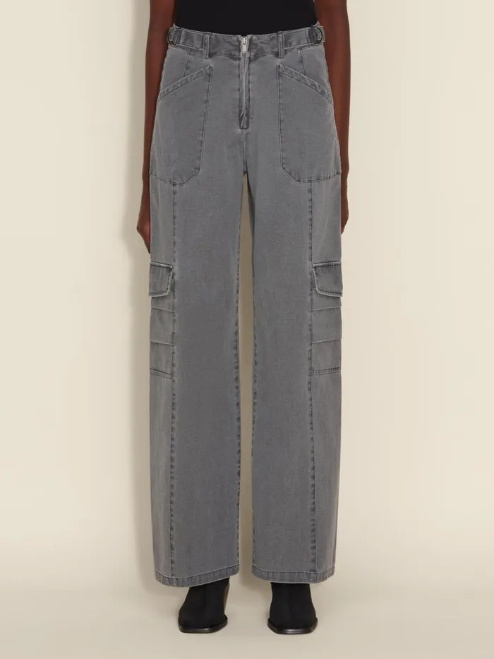 Trousers and Shorts Women Holzweiler Betatol Trousers Dk Grey
