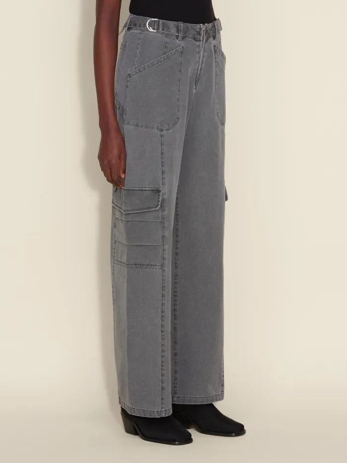 Trousers and Shorts Women Holzweiler Betatol Trousers Dk Grey