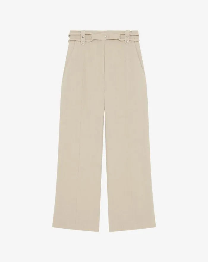 Trousers Women IRO VIMIEL HIGHWAISTED STRAIGHTLEG PANTS