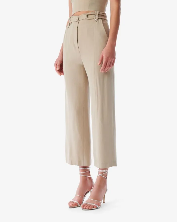 Trousers Women IRO VIMIEL HIGHWAISTED STRAIGHTLEG PANTS