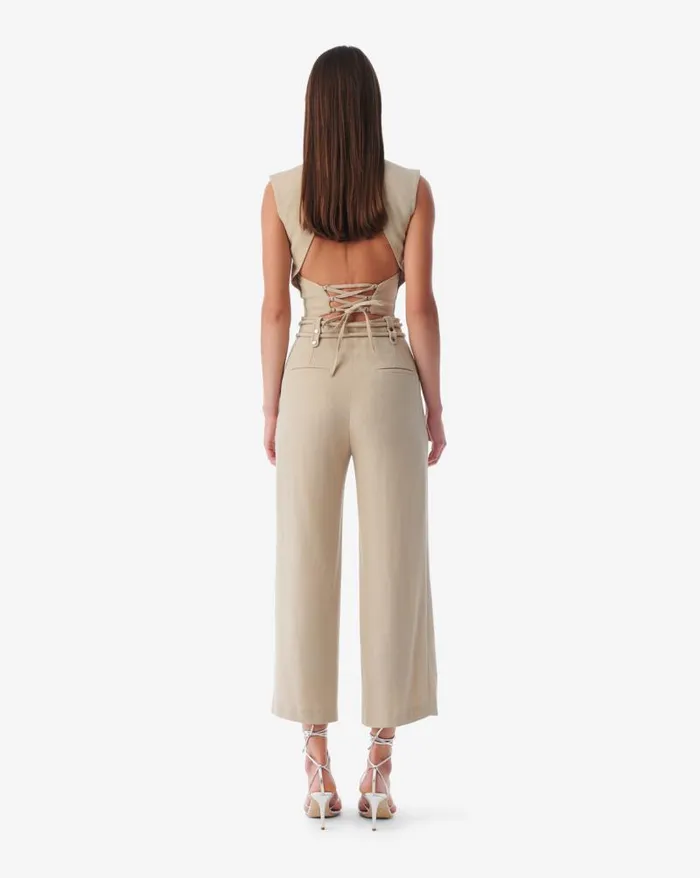 Trousers Women IRO VIMIEL HIGHWAISTED STRAIGHTLEG PANTS