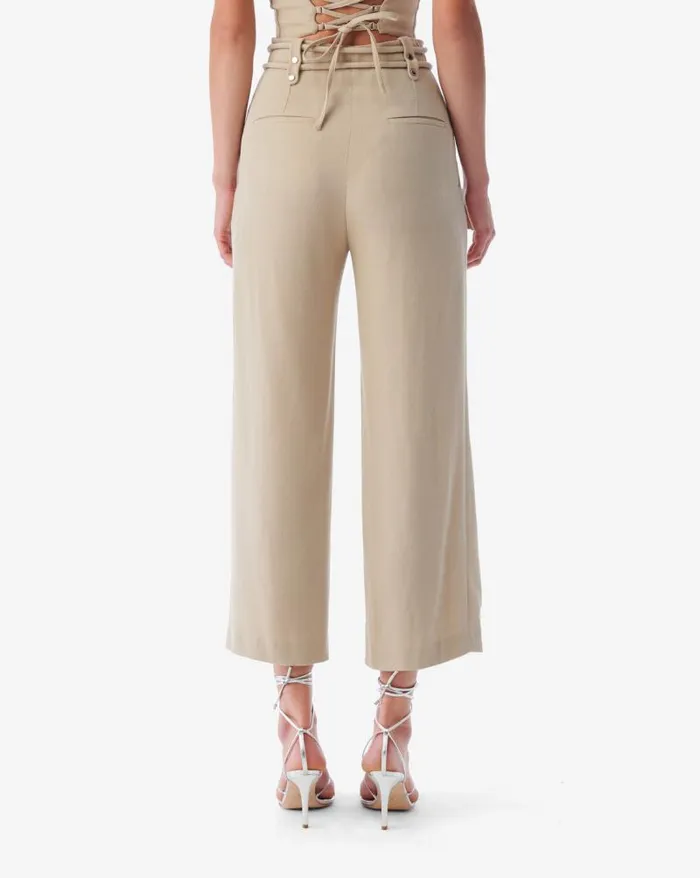 Trousers Women IRO VIMIEL HIGHWAISTED STRAIGHTLEG PANTS