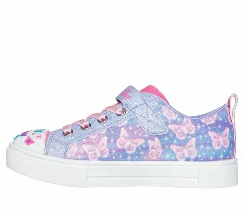 Twinkle Toes Twinkle Sparks 8211 Ombre Flutter Lavender Multi Kids SKECHERS Kids UK Sizes 9525
