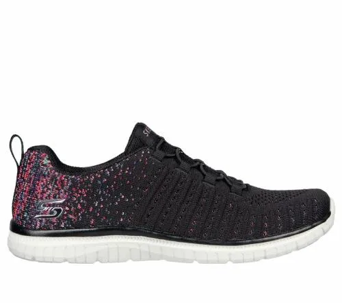 Virtue Black Pink Women SKECHERS SlipOn