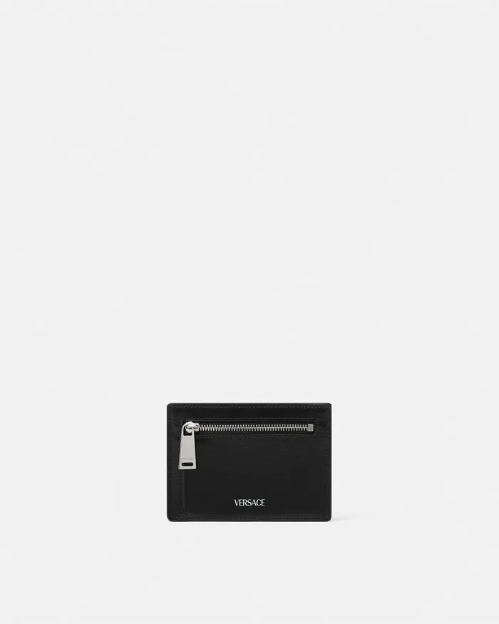 Wallets Men Versace Cargo Cardholder Blacksilver