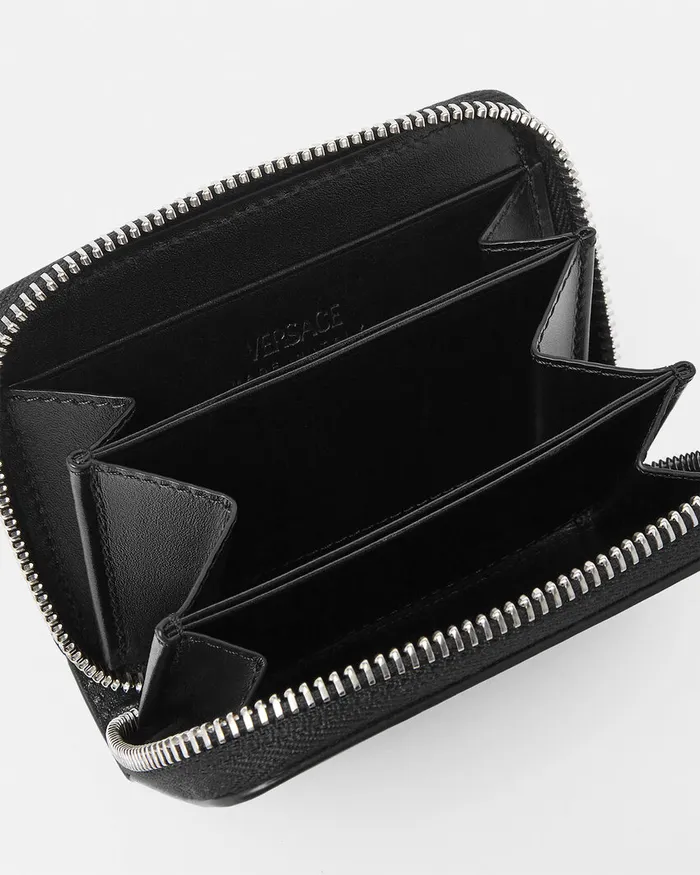 Wallets Men Versace Cargo Wallet Blacksilver