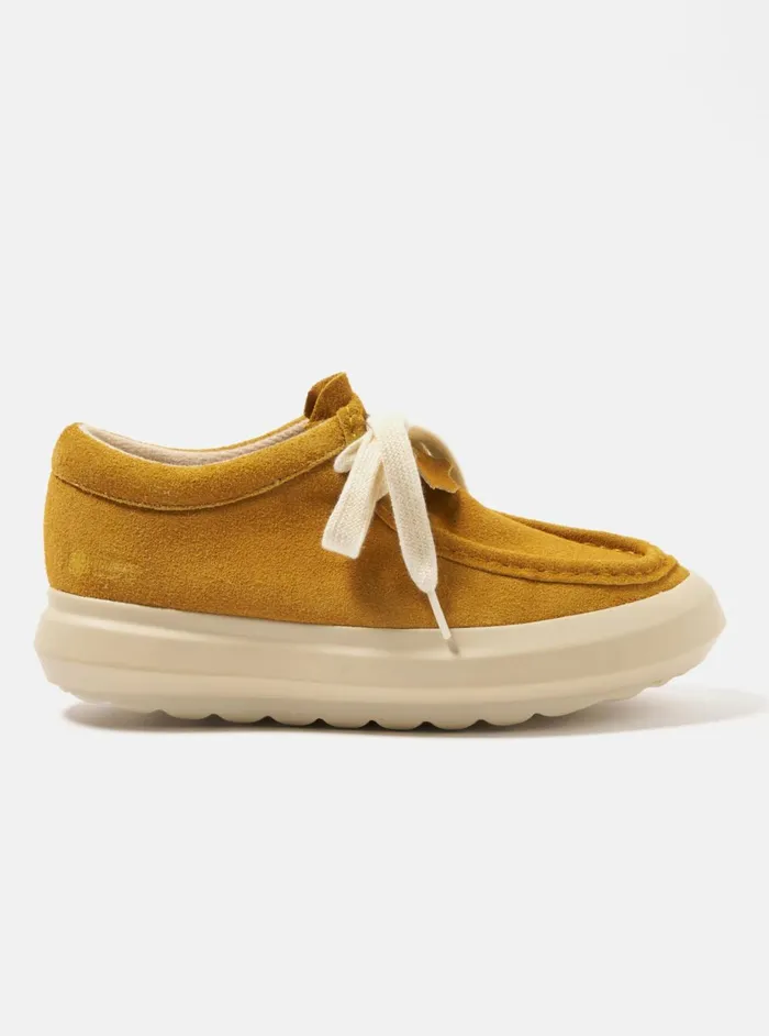 Wander FD08 In Mustard Hairy Suede Men Universal Works Footwear
