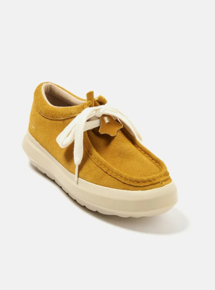 Wander FD08 In Mustard Hairy Suede Men Universal Works Footwear