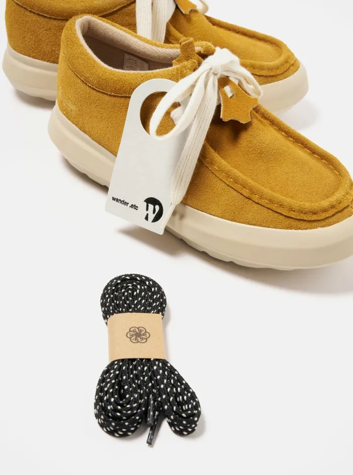 Wander FD08 In Mustard Hairy Suede Men Universal Works Footwear