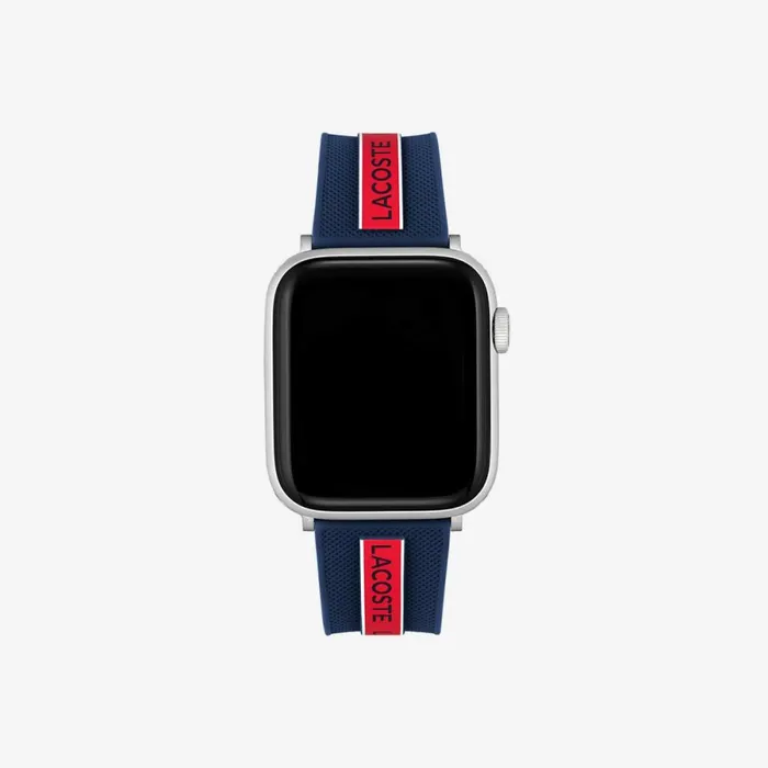 Watches Women Lacoste Apple Watch Strap Blue 000