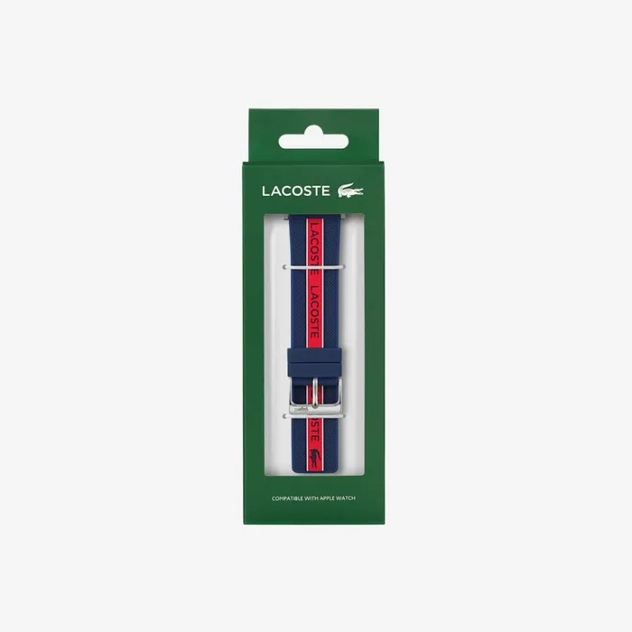 Watches Women Lacoste Apple Watch Strap Blue 000