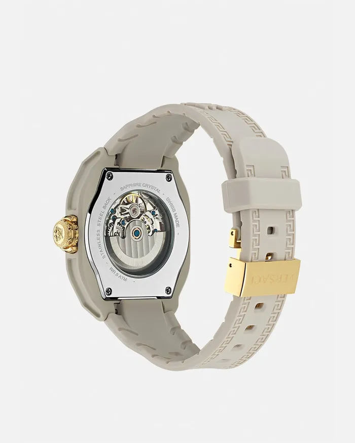 Watches WomenMen Versace VLegend Skeleton Watch Beige