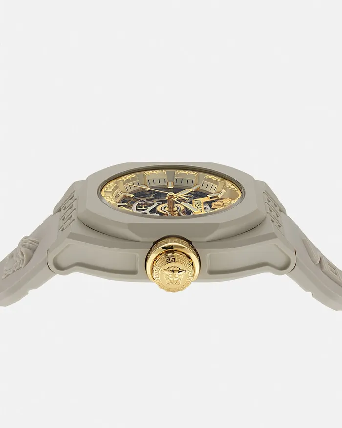 Watches WomenMen Versace VLegend Skeleton Watch Beige