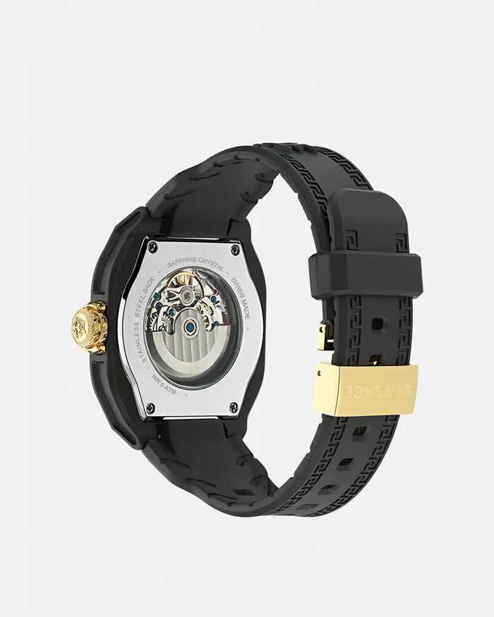 Watches WomenMen Versace VLegend Skeleton Watch Black