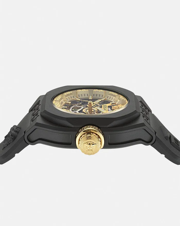 Watches WomenMen Versace VLegend Skeleton Watch Black