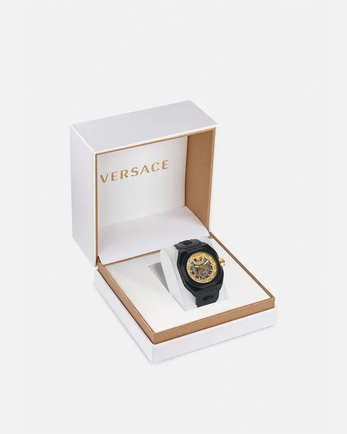 Watches WomenMen Versace VLegend Skeleton Watch Black