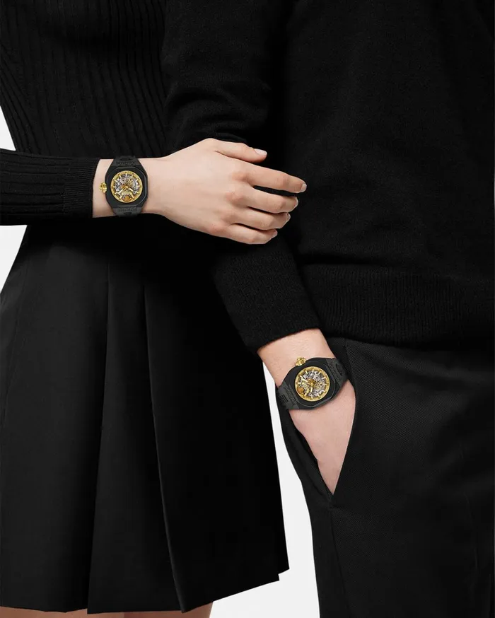 Watches WomenMen Versace VLegend Skeleton Watch Black